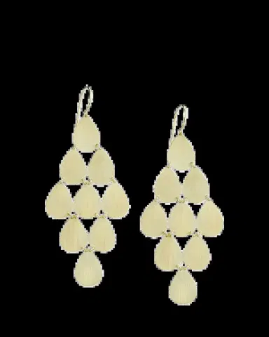 Irene Neuwirth 18K Yellow Gold 9 Drop Chandelier Earrings | Thumbnail 2