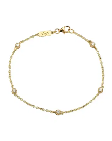 Jennifer Meyer 5 Illusion-Set Diamond Bracelet | Thumbnail 1