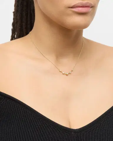 Jennifer Meyer 5 Graduated Illusion-Set Diamond Necklace | Thumbnail 2