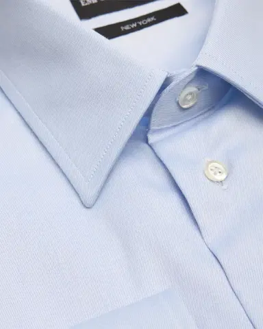 Emporio Armani Men's Cotton-Stretch French Cuff Dress Shirt | Thumbnail 2 Emporio Armani Men's Cotton-Stretch French Cuff Dress Shirt | Thumbnail 2