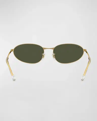 Ray-Ban Sleek Metal Oval Sunglasses, 56mm | Thumbnail 4 Ray-Ban Sleek Metal Oval Sunglasses, 56mm | Thumbnail 4