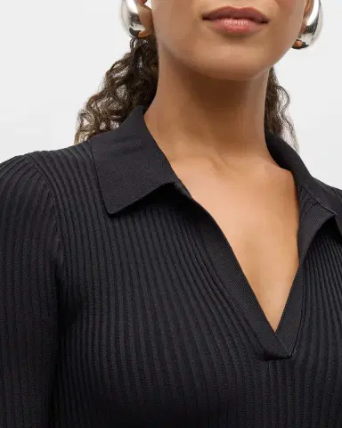 Simkhai Patricia Polo Ribbed Mini Dress | Thumbnail 4