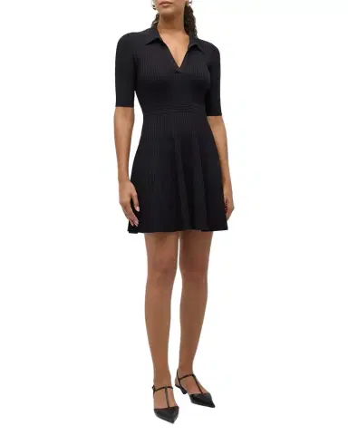 Simkhai Patricia Polo Ribbed Mini Dress | Thumbnail 1