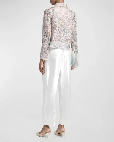 Giorgio Armani Soutache Leather Short Jacket | Thumbnail 3 Giorgio Armani Soutache Leather Short Jacket | Thumbnail 3
