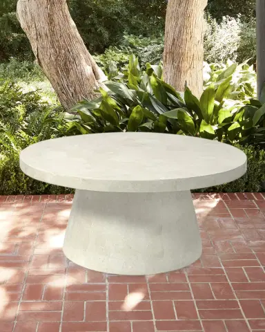 Palecek Foley Stone Outdoor Coffee Table | Thumbnail 1 Palecek Foley Stone Outdoor Coffee Table | Thumbnail 1