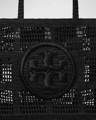 Tory Burch Ella Large Crochet Tote Bag | Thumbnail 3
