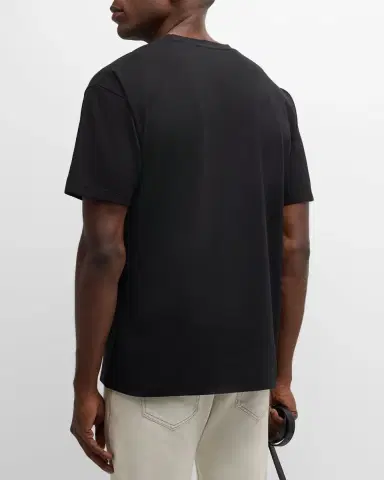 Saint Laurent Men's YSL Pique T-Shirt | Thumbnail 2 Saint Laurent Men's YSL Pique T-Shirt | Thumbnail 2