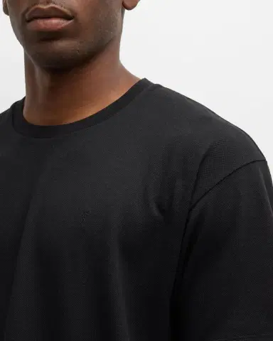 Saint Laurent Men's YSL Pique T-Shirt | Thumbnail 4 Saint Laurent Men's YSL Pique T-Shirt | Thumbnail 4