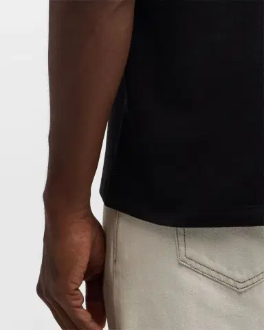 Saint Laurent Men's YSL Pique T-Shirt | Thumbnail 6 Saint Laurent Men's YSL Pique T-Shirt | Thumbnail 6