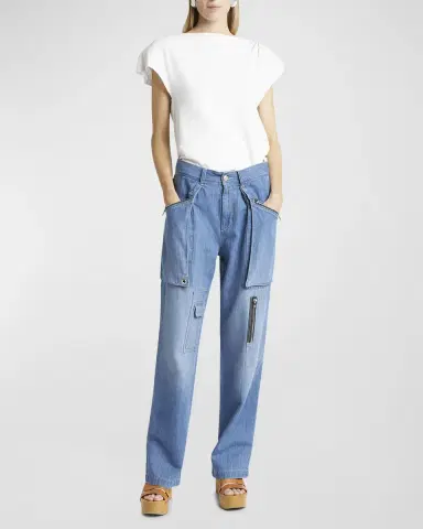 Isabel Marant Sebani Draped Top | Thumbnail 2