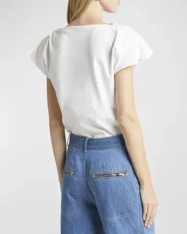 Isabel Marant Sebani Draped Top | Thumbnail 3