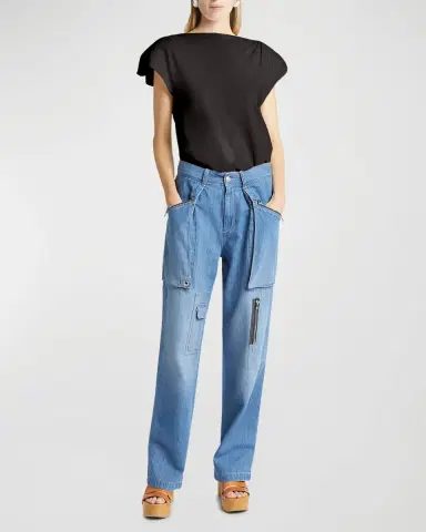 Isabel Marant Sebani Draped Top | Thumbnail 10