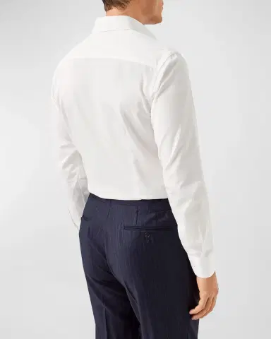 Eton Men's Contemporary Fit Elevated Twill Shirt | Thumbnail 2