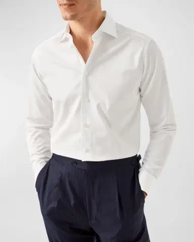 Eton Men's Contemporary Fit Elevated Twill Shirt | Thumbnail 3