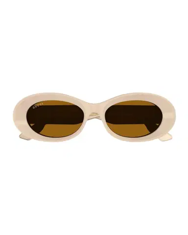 Gucci Beveled Acetate Oval Sunglasses | Thumbnail 1