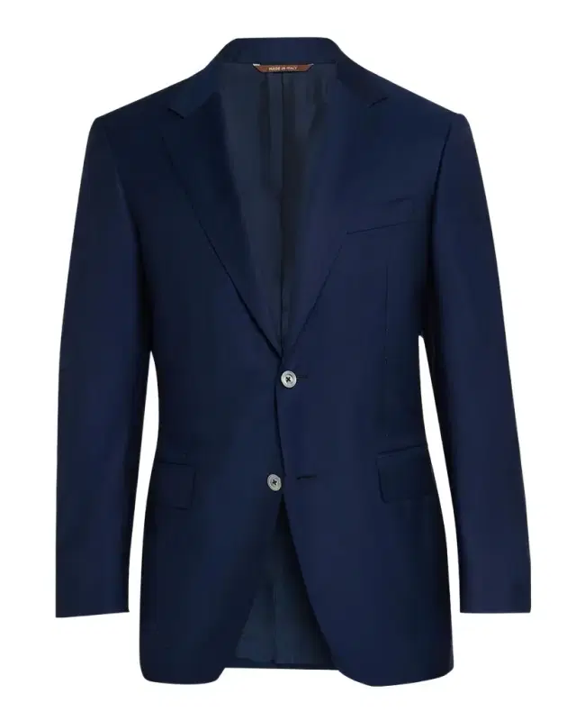 Men 's Solid 150s Wool Twill Blazer