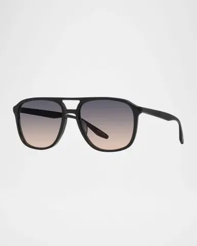 BARTON PERREIRA Men's Gyalis Plastic Rectangle Sunglasses | Thumbnail 3 BARTON PERREIRA Men's Gyalis Plastic Rectangle Sunglasses | Thumbnail 3