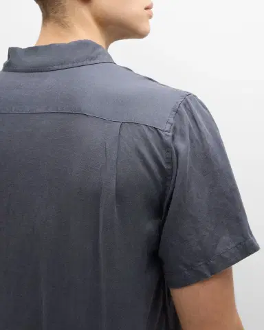 Onia Men's Jack Air Linen Short-Sleeve Shirt | Thumbnail 7 Onia Men's Jack Air Linen Short-Sleeve Shirt | Thumbnail 7