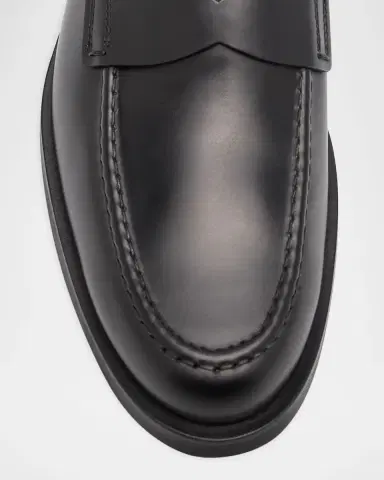 Tod's Men's Leather Moccasin Penny Loafers | Thumbnail 5 Tod's Men's Leather Moccasin Penny Loafers | Thumbnail 5