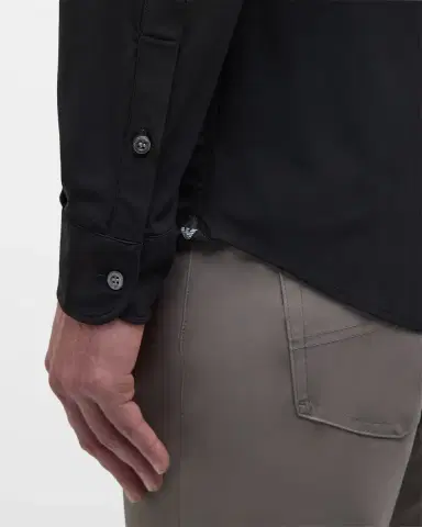 Emporio Armani Men's Nylon-Stretch Sport Shirt | Thumbnail 5 Emporio Armani Men's Nylon-Stretch Sport Shirt | Thumbnail 5