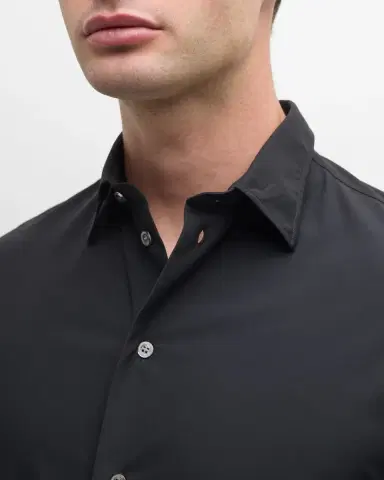 Emporio Armani Men's Nylon-Stretch Sport Shirt | Thumbnail 7 Emporio Armani Men's Nylon-Stretch Sport Shirt | Thumbnail 7