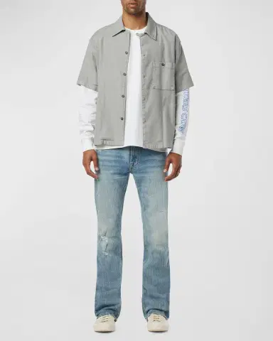 Hudson Men's Walker Kick Flare Jeans | Thumbnail 2 Hudson Men's Walker Kick Flare Jeans | Thumbnail 2