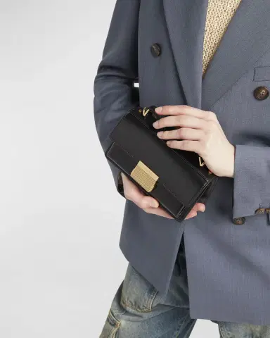 Golden Goose Venezia Small Flap Leather Crossbody Bag | Thumbnail 8