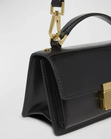 Golden Goose Venezia Small Flap Leather Crossbody Bag | Thumbnail 9