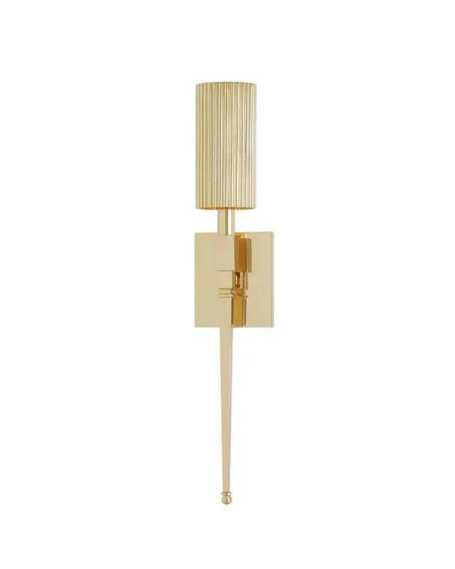 Global Views Fluted Single Sconce - 24"