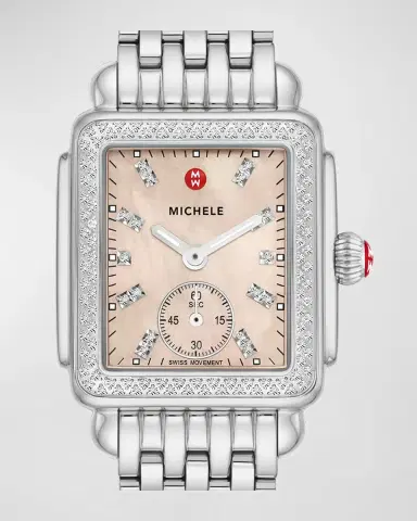 Michele Deco Mid Diamond Watch | Thumbnail 2