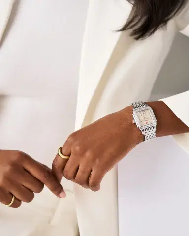 Michele Deco Mid Diamond Watch | Thumbnail 1