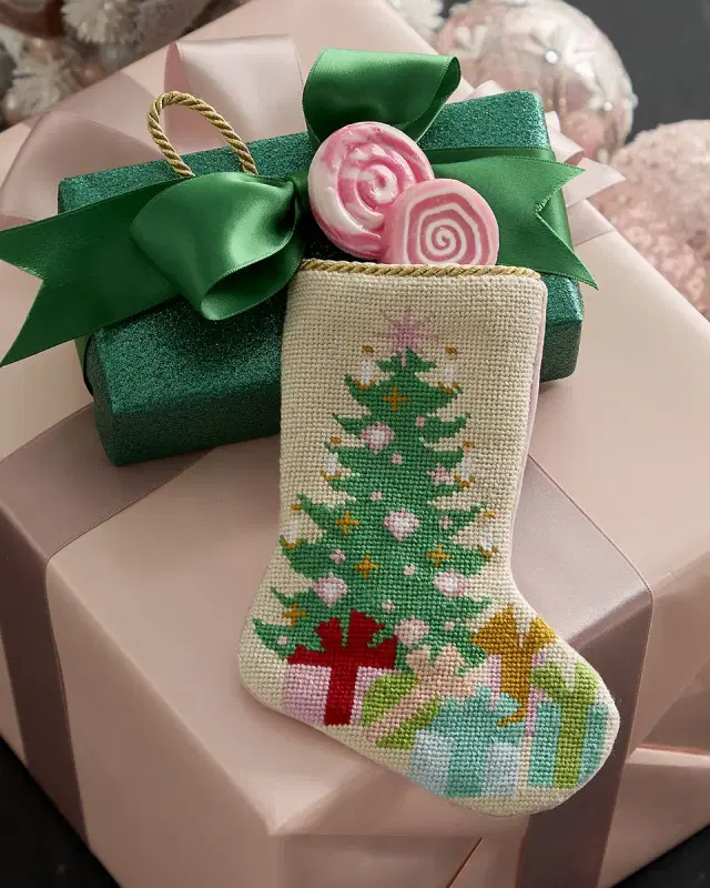 "The Christmas Morning" Mini Bauble Stocking