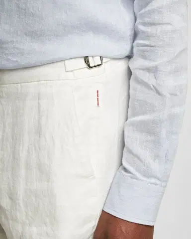 Orlebar Brown Men's Griffon Tailored Linen Pants | Thumbnail 5