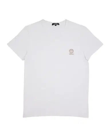 Versace Men's Logo V-Neck T-Shirt | Thumbnail 1 Versace Men's Logo V-Neck T-Shirt | Thumbnail 1