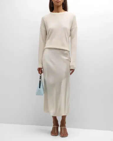 Sablyn Silk Midi Skirt | Thumbnail 2