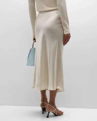 Sablyn Silk Midi Skirt | Thumbnail 6