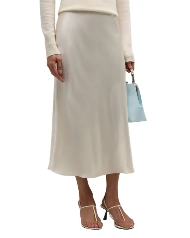Sablyn Silk Midi Skirt