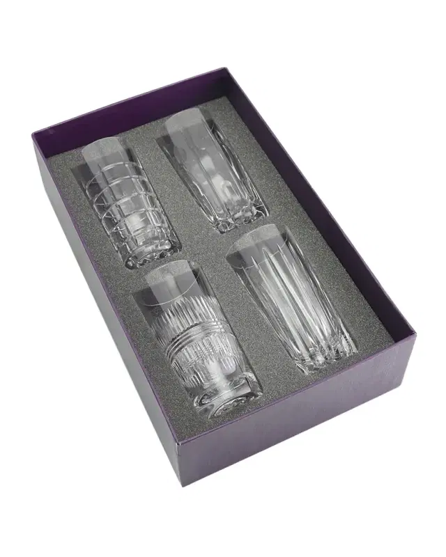 William Yeoward Crystal Skye 10 oz. Highball Tumblers, Set of 4