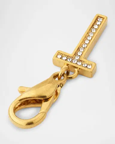 Golden Goose Golden Embellished Letter Charm | Thumbnail 4