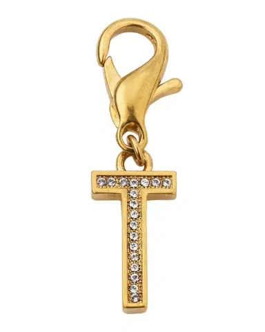 Golden Goose Golden Embellished Letter Charm | Thumbnail 1