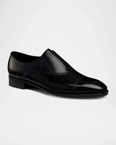 John Lobb Men's Mansell Leather Loafers | Thumbnail 2 John Lobb Men's Mansell Leather Loafers | Thumbnail 2