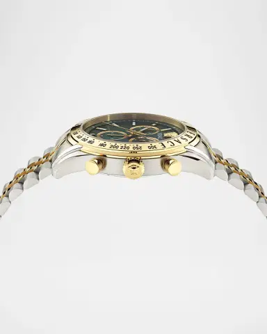 Versace Chrono Master Two-Tone Bracelet Watch, 44mm | Thumbnail 3