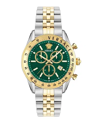 Versace Chrono Master Two-Tone Bracelet Watch, 44mm | Thumbnail 1