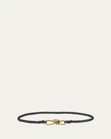 Bottega Veneta Intrecciato Braided Nappa Leather Belt | Thumbnail 2