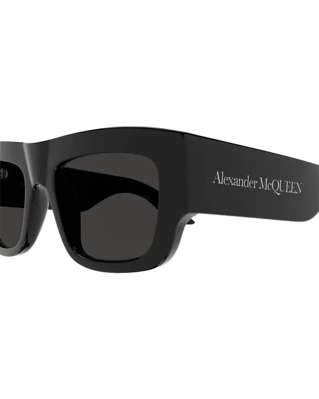 McQueen Men 's Acetate Rectangle Sunglasses