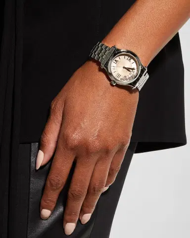 Chopard Happy Sport 36mm Stainless Steel Diamond & Pink Dial Watch | Thumbnail 2 Chopard Happy Sport 36mm Stainless Steel Diamond & Pink Dial Watch | Thumbnail 2