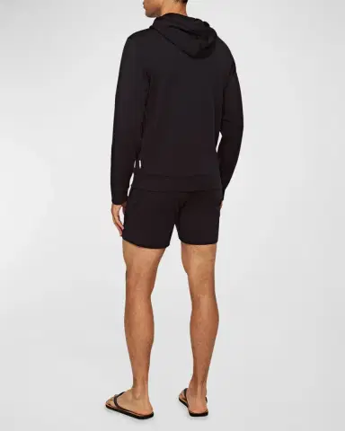 Orlebar Brown Men's Mathers Wool Zip Hoodie | Thumbnail 3