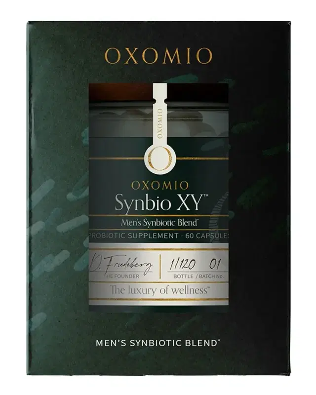 OXOMIO Synbio XY Men 's Synbiotic Blend, 60 Count