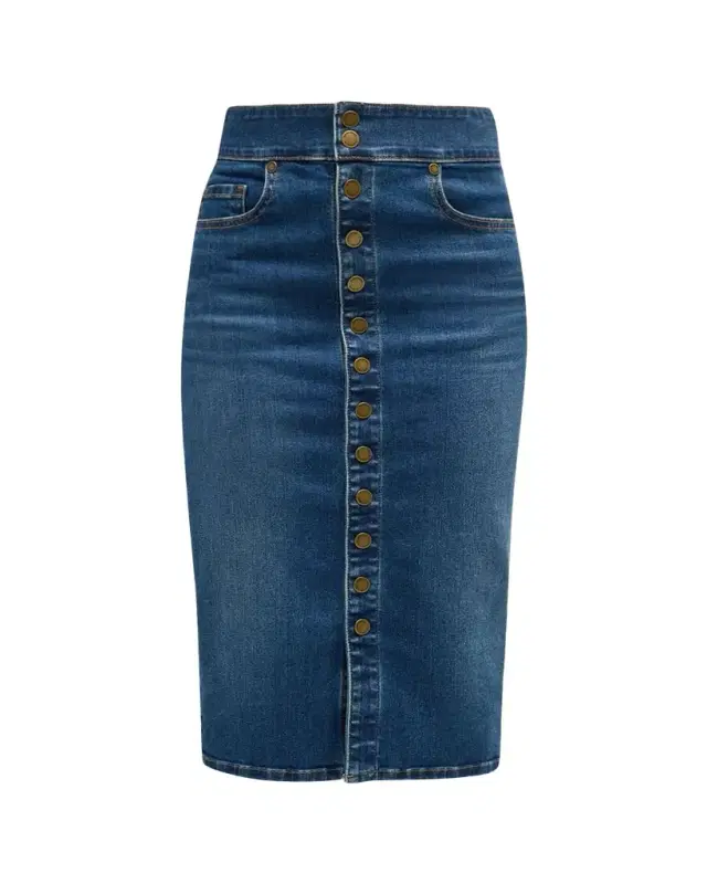 Karter Denim Midi Skirt