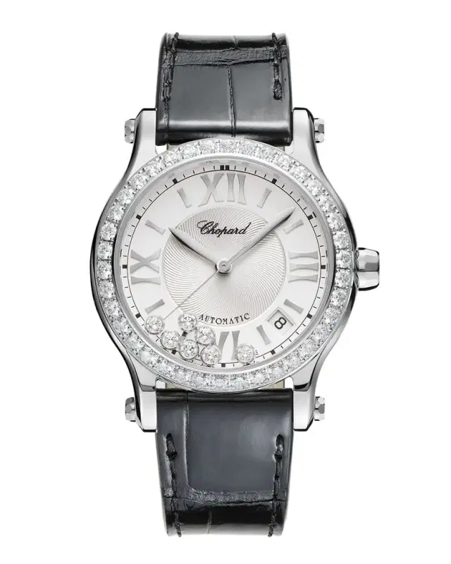 Chopard Happy Sport 36mm Stainless Steel Diamond Watch